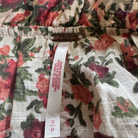 Floral Free People Button Up Blouse - Picture 5 of 7